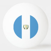 Flagge Guatemalas Tischtennisball (Rückseite)