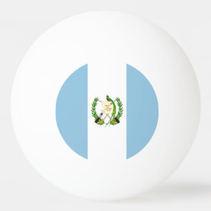 Flagge Guatemalas Tischtennisball