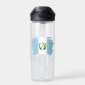 Flagge Guatemalas Trinkflasche (Rückseite)