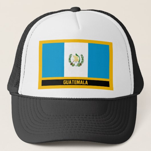 Flagge Guatemalas Truckerkappe (Vorderseite)