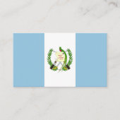 Flagge Guatemalas Visitenkarte (Vorderseite)