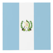 Flagge Guatemalas Würfel (Vorderseite)
