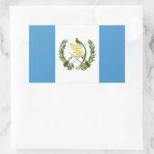 Flagge Guatemalas - Zentralamerika Rechteckiger Aufkleber (Tasche)