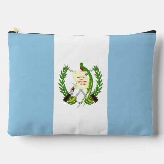 Flagge Guatemalas Zubehörtasche (Vorderseite)