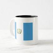 Flagge Guatemalas Zweifarbige Tasse (Vorderseite Links)