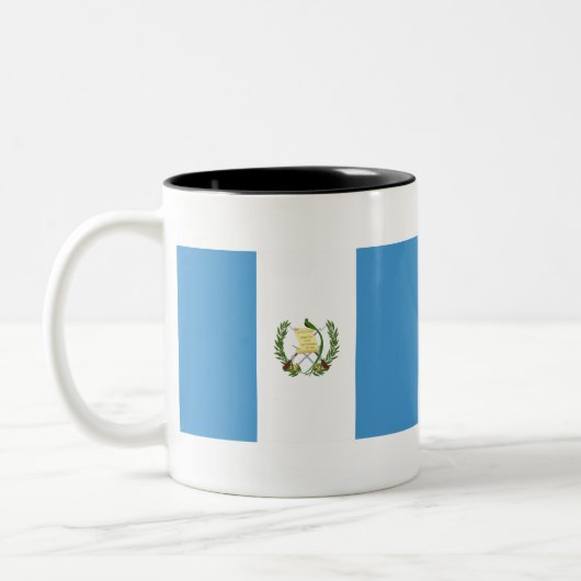 Flagge Guatemalas Zweifarbige Tasse (Links)