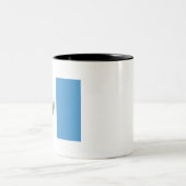 Flagge Guatemalas Zweifarbige Tasse (Mittel)