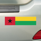 Flagge Guinea-Bissau Autoaufkleber (Auf Auto)