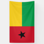 Flagge Guinea-Bissau Banner (Vertikal)