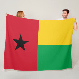 Flagge Guinea-Bissau Fleecedecke