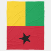 Flagge Guinea-Bissau Fleecedecke (Vorderseite)