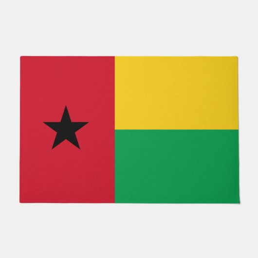 Flagge Guinea-Bissau Fußmatte (Vorderseite)