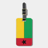 Flagge Guinea-Bissau Gepäckanhänger (Vorderseite vertikal)
