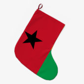 Flagge Guinea-Bissau Großer Weihnachtsstrumpf (Vorderansicht (hängend))