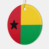 Flagge Guinea-Bissau Keramik Ornament (Links)