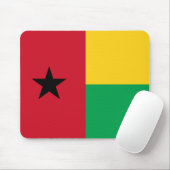 Flagge Guinea-Bissau Mousepad (Mit Mouse)