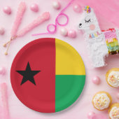 Flagge Guinea-Bissau Pappteller (Party)