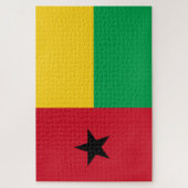 Flagge Guinea-Bissau Puzzle (Vertikal)