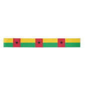 Flagge Guinea-Bissau Satinband (Vorderseite)