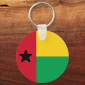 Flagge Guinea-Bissau Schlüsselanhänger (Rückseite)