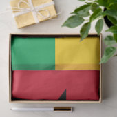 Flagge Guinea-Bissau Seidenpapier (Geschenk)