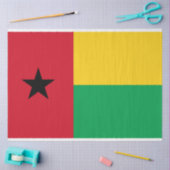 Flagge Guinea-Bissau Seidenpapier (Basteln)