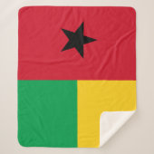 Flagge Guinea-Bissau Sherpadecke (Vorderseite)