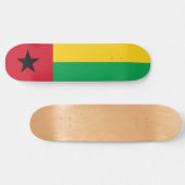 Flagge Guinea-Bissau Skateboard (Horizontal)