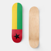 Flagge Guinea-Bissau Skateboard (Vorderseite)