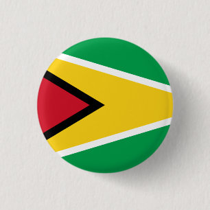 Flagge Guyana (Guyana) Button