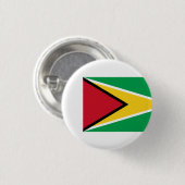 Flagge Guyanas, Flagge von Guyana Button (Vorne & Hinten)