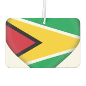 Flagge Guyanas (Guyana) Autolufterfrischer (Rückseite)