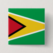 Flagge Guyanas (Guyana) Button (Vorderseite)