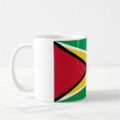 Flagge Guyanas (Guyana) Kaffeetasse (Links)