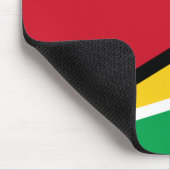 Flagge Guyanas (Guyana) Mousepad (Ecke)