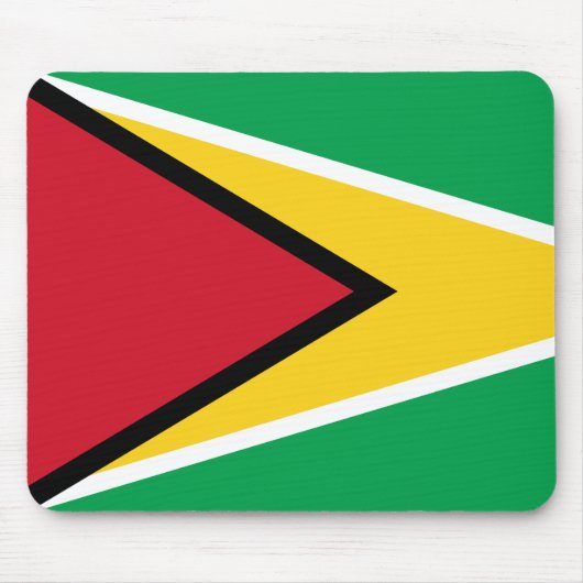Flagge Guyanas (Guyana) Mousepad (Vorne)