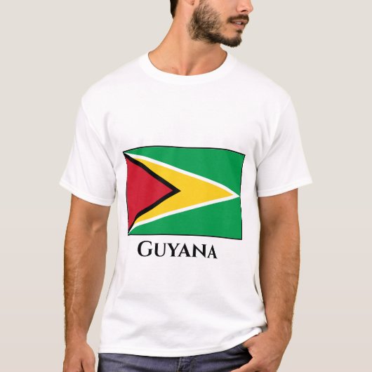 Flagge Guyanas (Guyana) T-Shirt (Vorderseite)