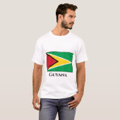Flagge Guyanas (Guyana) T-Shirt (Vorne ganz)