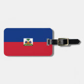 Flagge Haitis Gepäckanhänger (Vorderseite horizontal)