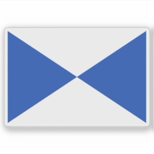 Flagge Halle, Belgien Aufkleber