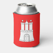 Flagge Hamburg Can Cooler Dosenkühler (Kanne Rückseite)
