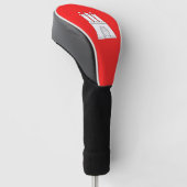 Flagge Hamburg Golf Head Cover Headcover (angewinkelt)