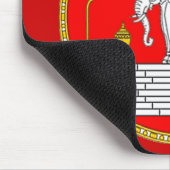 FLAGGE HAUPTelefanten LAOS DREI Mousepad (Ecke)