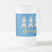 Flagge Havannas, Kuba Mattierte Tasse von Glasbäer (VorderseiteRechts)