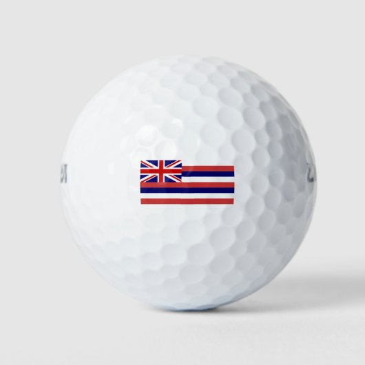 Flagge Hawaiis Golfball (Vorderseite)
