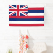 Flagge Hawaiis (US-Staat) Banner (Insitu)