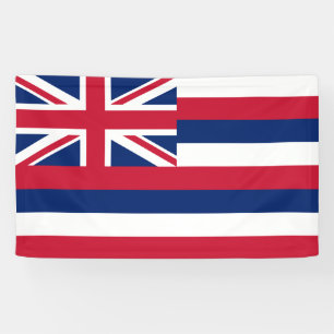 Flagge Hawaiis (US-Staat) Banner