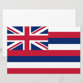 Flagge Hawaiis (US-Staat) Briefpapier (Vorne/Hinten)
