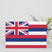 Flagge Hawaiis (US-Staat) Briefpapier (Stehend Vorderseite)