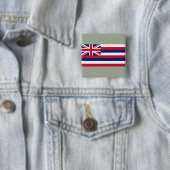 Flagge Hawaiis (US-Staat) Button (Beispiel)